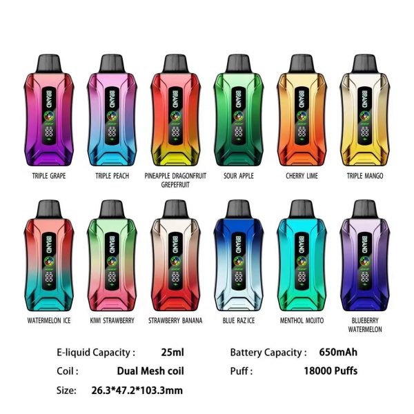 MKG 25ml 20000 Puffs Disposable Vape Wholesale – Advanced Digital Display, High-Performance Coil