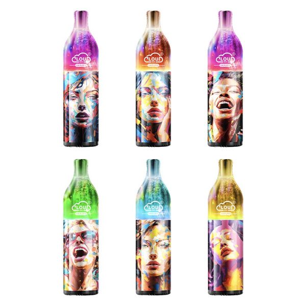 Cloud Bar 10000 Rechargeable Disposable Vape – 20ml E-Liquid, 650mAh, Mesh Coil, Oil Core Separation, Artistic Design