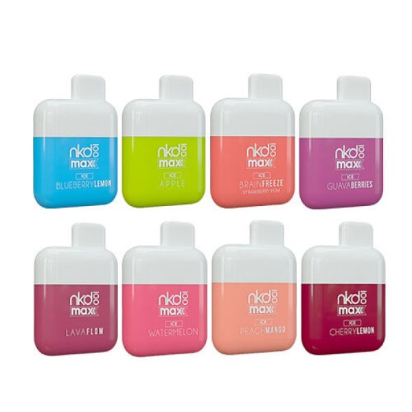 Naked NKD100 Max 4500 Puff Rechargeable Disposable Vape with 10ml Pre-Filled E-Juice and Integrated Coil