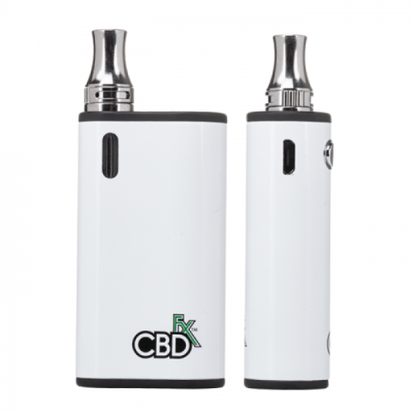 CBDfx CBD Vape Kit – 1000mAh Battery, Full-Spectrum, 1mL Steel Cartridge, Adjustable Airflow, THC <0.3%, Single Button Operation