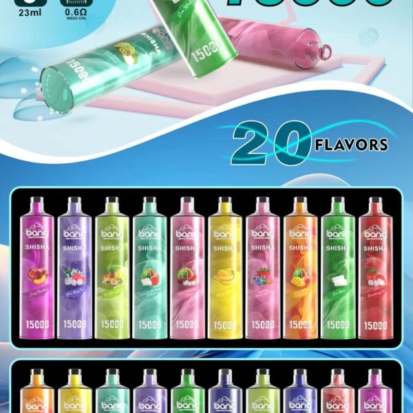 Bang SHISHA 15000 15000-Puff Disposable Vape Wholesale