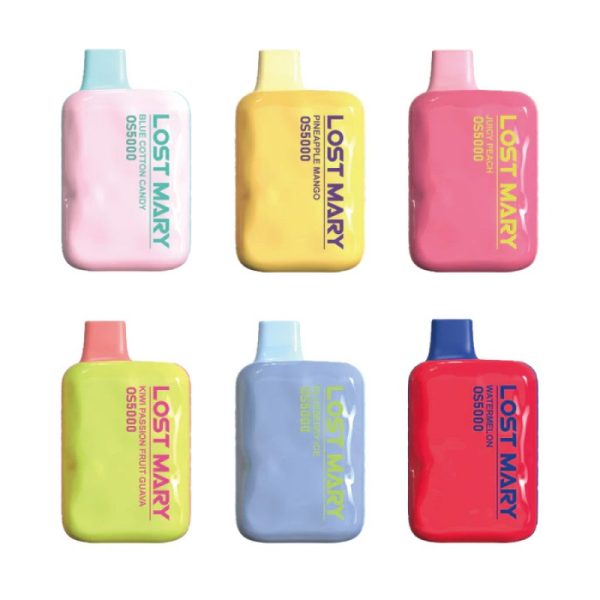 Lost Mary OS5000 – Unique Planet Surface Design Disposable Vape Kit with 5000 Puffs and 13ml Pre-Filled Juice