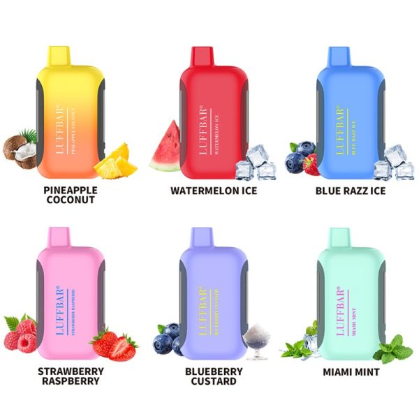 LUFFBAR Dually 20K – Revolutionary Dual Tank Disposable Vape Kit with 26ml E-Liquid and 20,000 Puffs Capability