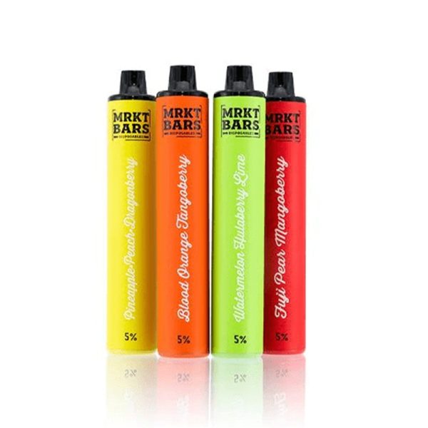 MRKT Bar Disposable Vape – 10ml Pre-Filled, Quick Charge USB-C, 5000 Puffs, Collaboration by DOT x MRKT