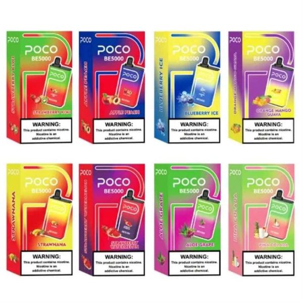 POCO BE5000 Puffs Disposable Vape Wholesale | Germany, Europe and USA Local Warehouse In Stock