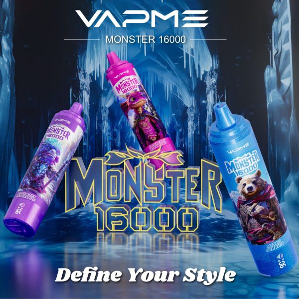 VAPME Monster 15000 Disposable Wholesale: High Volume, Long Battery Life, Rich Flavor Selection & Ultimate Vaping Experience
