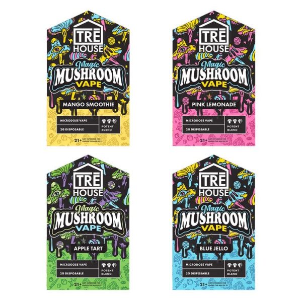 Tre House 2G Magic Mushroom Blend Natural Ingredients Disposable Vape