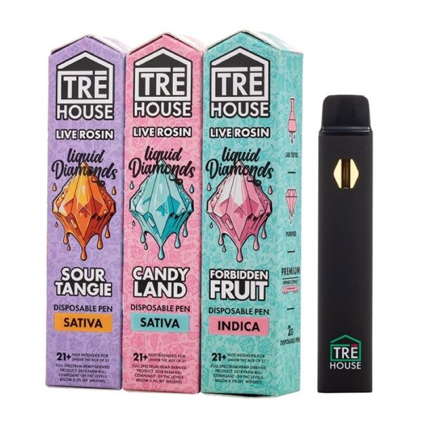Tre House 2G Live Rosin Liquid Diamonds THC Disposable Vape Kit