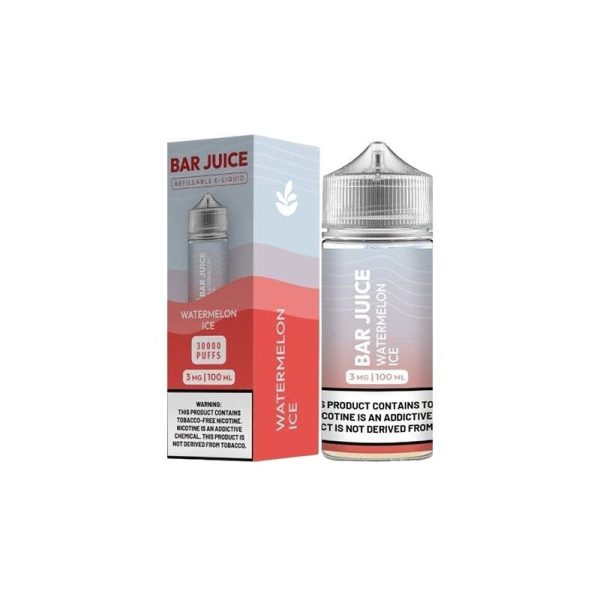 Bar Juice BJ30000 Watermelon Ice E-liquid – 100ml Vape Juice with Chilled Watermelon Flavor