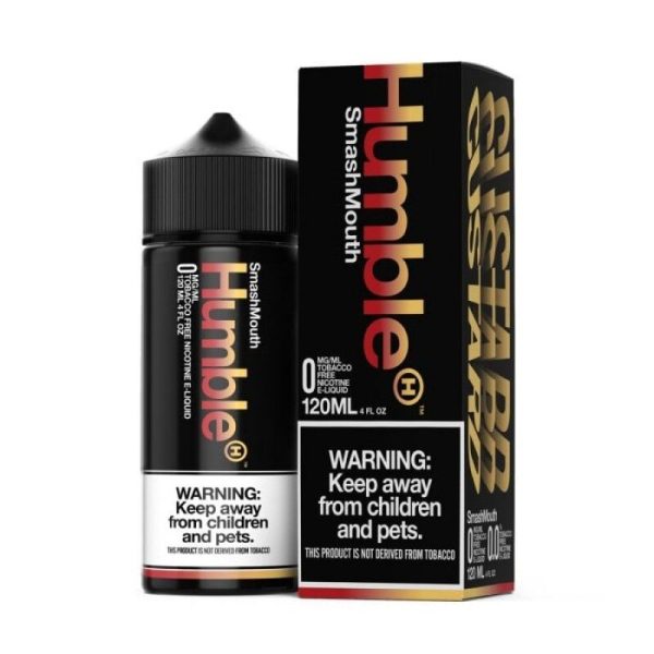 Humble Synthetic Smash Mouth E-Juice 120ml – Sweet Strawberry, Rich Custard, and Graham Cracker Flavor Vape Juice