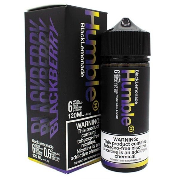 Humble Tobacco-Free Black Lemonade E-Juice – Rich Blackberry with Zesty Lemon and Citrus Flavor Vape Juice
