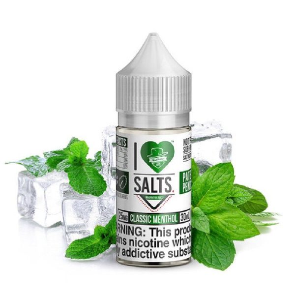 I Love Salts Classic Menthol E-Juice 30ml – Cool and Refreshing Menthol Flavor Vape Juice