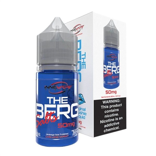 Innevape Heisenberg Salt Nic Blue Raspberry Ice Pop E-Juice 30ml – Mentholated Blue Slushie Nic Salt Vape Juice