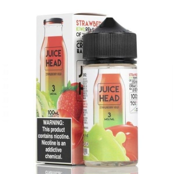 Juice Head Strawberry Kiwi Vape Juice 100ml – Sun-Ripened Strawberry & Tart Kiwi E-Liquid