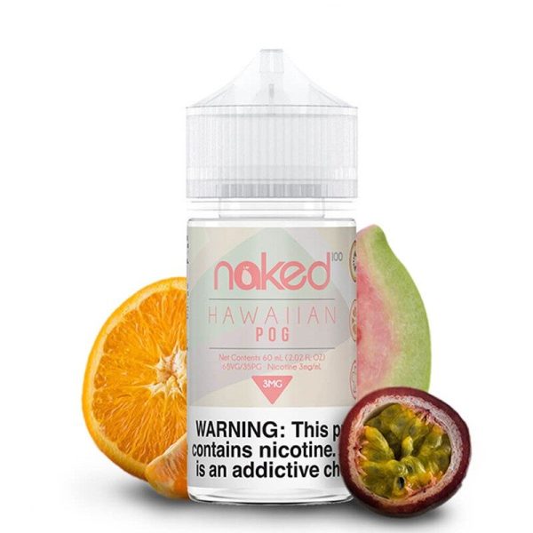 Tropical Passion Orange Guava Vape Juice – Naked 100 Hawaiian POG E-juice 60ml