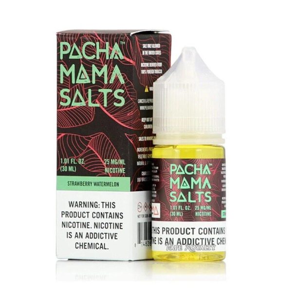 Pachamama Salts Strawberry Watermelon E-Juice 30ml – Juicy Strawberry and Fresh Watermelon Fusion