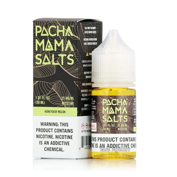 Pachamama Salts Honeydew Melon E-Juice 30ml – Rich and Juicy Honeydew Melon Flavor