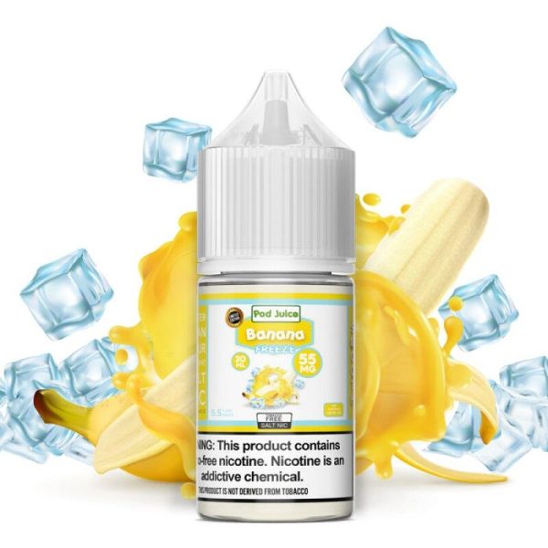 Pod Juice Salts Banana Freeze Nic Salt Vape Juice 30ml