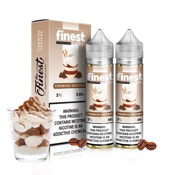 The Finest Vanilla Almond Custard 120ml E-Juice – Rich Almond Vanilla Custard Vape Juice
