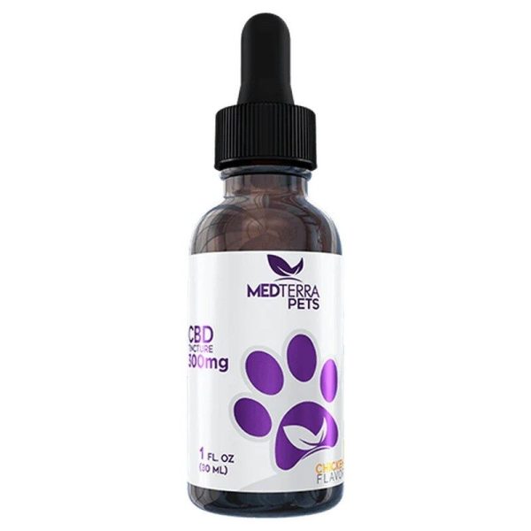 Medterra Unflavored CBD Pet Tincture – Organic, THC-Free, Variety of Potencies, Made in USA, Ideal for Dogs & Cats
