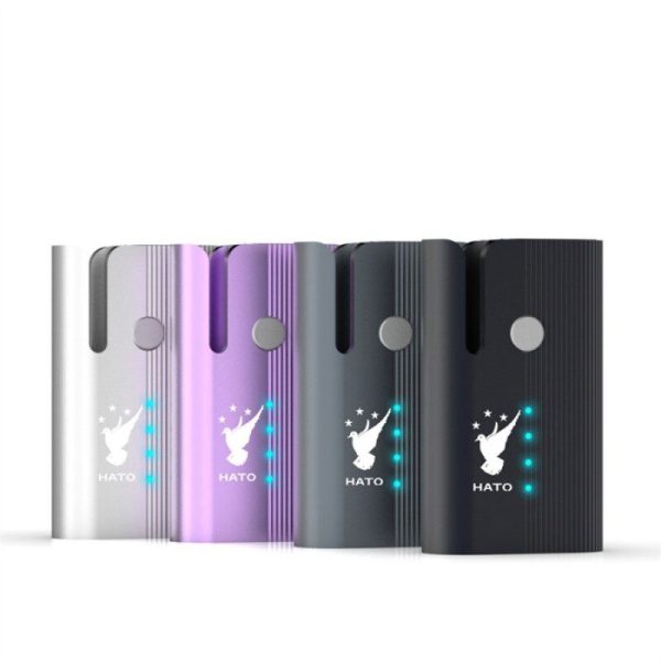 Hato Vape Alumo CBD Vape Battery: 550mAh Rechargeable with Variable Voltage and Aluminum Alloy Construction