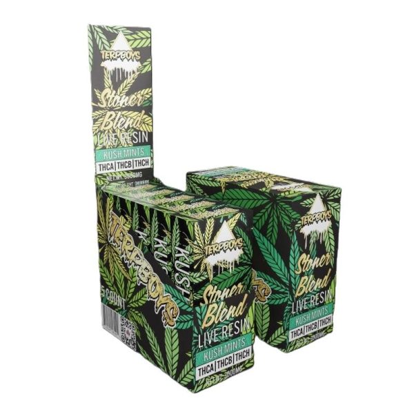 Terpboys Stoner Blend Disposable Vape – 3000mg Full-Spectrum THC Blend with Live Resin and Mesh Coil