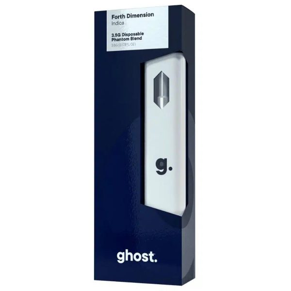 Ghost Phantom Blend Live Resin 3.5g Disposable Vape with Multiple Cannabinoids and USB-C Rechargeable