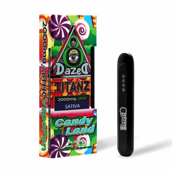 DazeD8 CandyLand 2g Delta 8 Disposable – Sweet Sativa Powerhouse