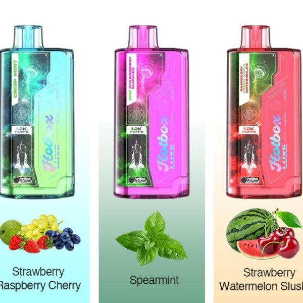 Hotbox Luxe 12K Disposable Vape – 20ml Pre-Filled with Display Screen and Purmesh Coil Technology