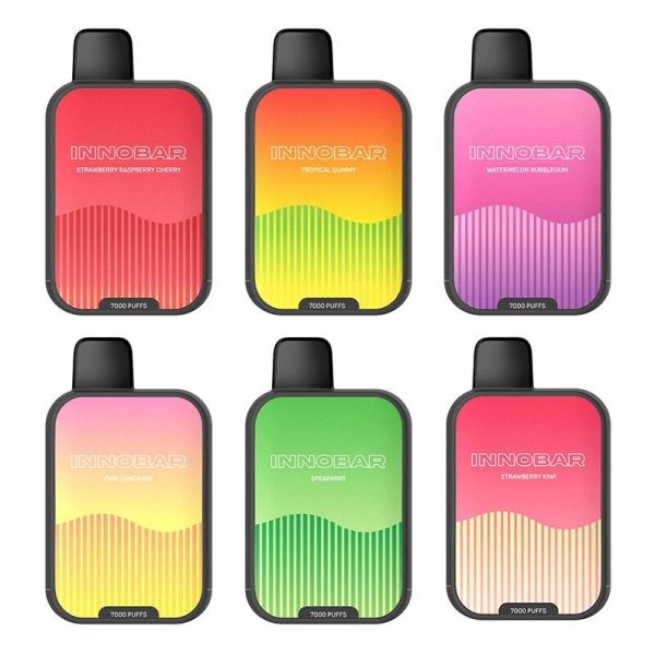 Innokin InnoBar 7000 Disposable Vape – 16ml Pre-Filled, 7000 Puffs with Rechargeable Battery and Adjustable Airflow