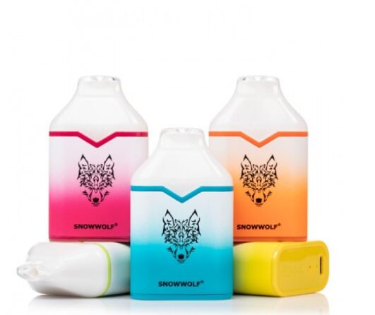 Snowwolf MINO 6500 Disposable Vape with 16ml Pre-Filled E-Liquid, 1100mAh Rechargeable Battery, and Mesh Coil